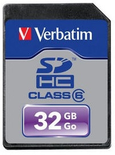 Verbatim 32GB SecureDigital SDHC Class 6