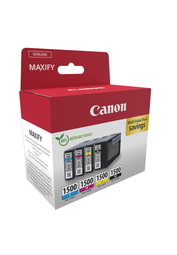 Canon Pgi-1500 Inkjet Cartridge Multipack Cmyk 9218B006 - image 2