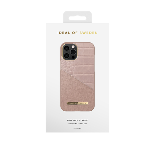iDeal of Sweden Atelier Case iPhone 12 PRO MAXRose Smoke Croco – image 1
