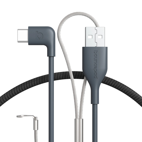 Bouncepad CB-RF-C2A-B USB kabelis 2 m USB C USB A Juoda, Pilka