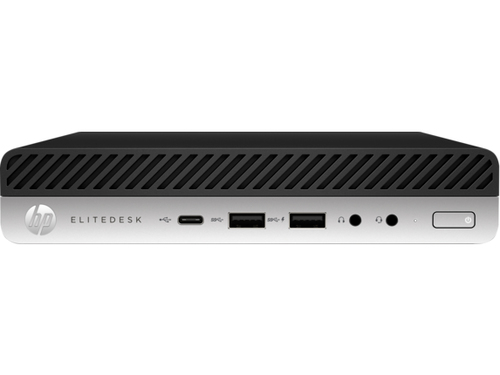 HP EliteDesk - Ultra small form factor - AMD A6 A6-9500E / 3 GHz - 4 GB LPDDR4 SDRAM - 1 TB Hard Drive Capacity - Windows 10 Pro 64-bit Edition - Spanish - 5KC63LAELIFE2T