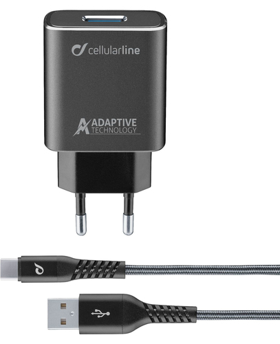 Cellularline Tetraforce Charger Kit 15W - USB-C - Samsung