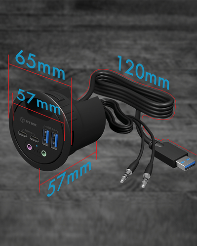 ICY BOX IB-HUB1403B usb-hub
