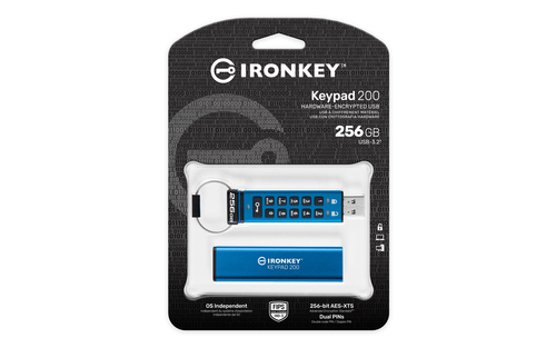 Kingston IronKey Keypad 200 256 GB usb-stick