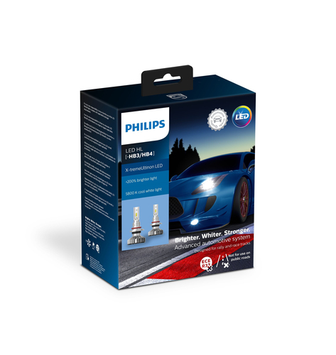 Philips 11005XUWX2 autotule pirn HB3/HB4 25 W LED