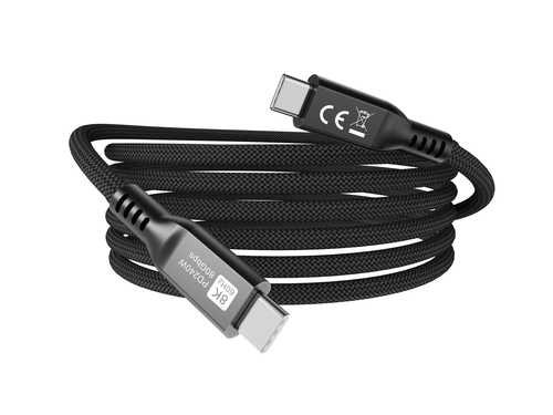 Equip 128441 USB-kabel USB4 Gen 4x2 1,2 m USB C Zwart, afbeelding 3