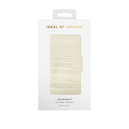 iDeal of Sweden Atelier Wallet iPhone 11P/XS/X Cream Beige – image 9