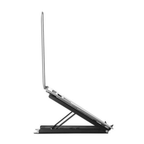 Manhattan Soporte para portátil y tablet ajustable (5 posiciones), apto para tablets y portátiles hasta 15,6", portátil y ligero, acero, negro imagen 5