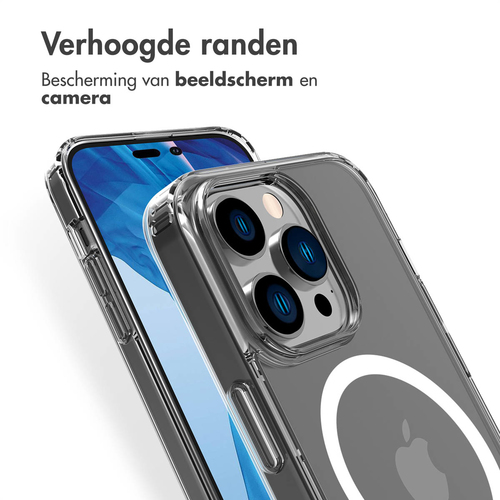 Accezz Clear Backcover met MagSafe iPhone 14 Pro Max - Transparant, afbeelding 4