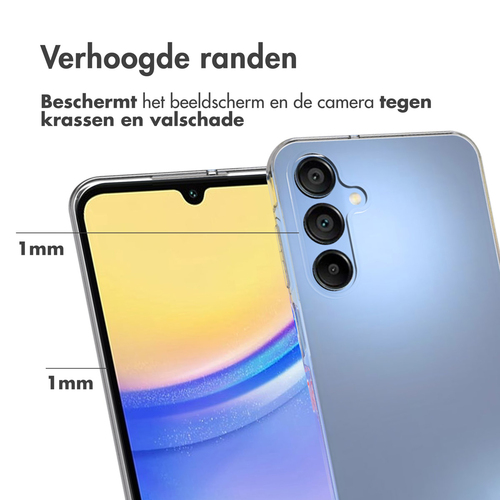 Accezz Clear Backcover Samsung Galaxy A16 5G - Transparant, afbeelding 3