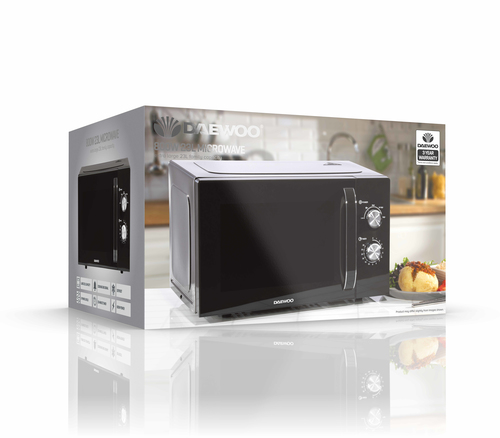Daewoo SDA2085 microwave Black Solo microwave Countertop
