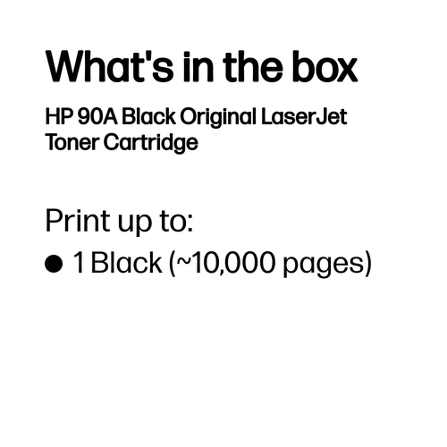 Original HP 90A Black Toner Cartridge (CE390A) - image 3