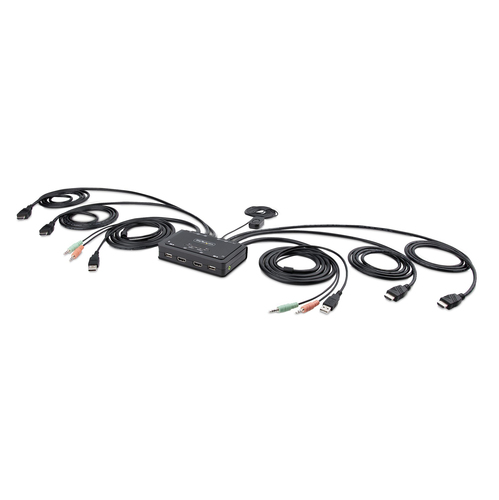 STARTECH 2-Port Dual-Monitor KVM Switch