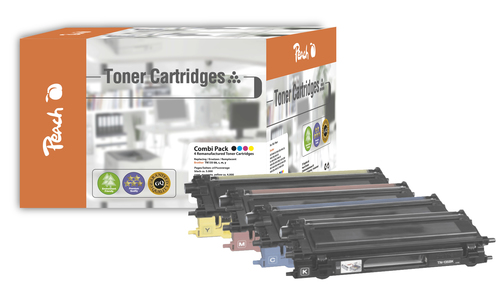 Peach 110848 toner cartridge 4 pc(s) Black, Cyan, Magenta, Yellow