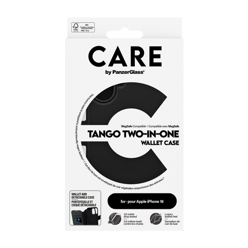 PanzerGlass CARE by PanzerGlass® Feature Case Tango Two-in-One Wallet w. MagSafe iPhone 16 – image 3