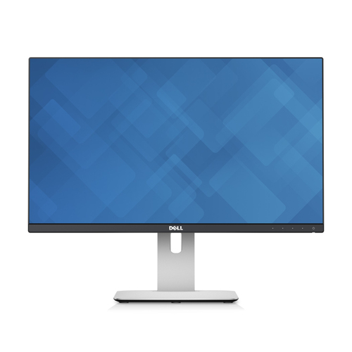 DELL UltraSharp U2414H LED display 60,5 cm (23.8) 1920 x 1080 pikslit Full HD Must, Hõbe