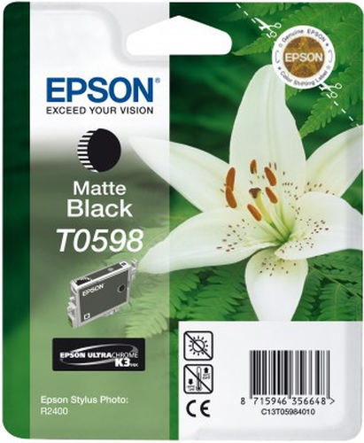 Epson Singlepack Matte Black T0598