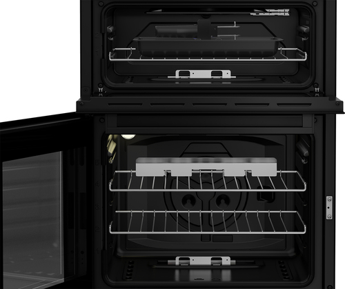 Beko FDG6231CK 60cm wide Double Oven Gas Cooker - Black - A Rated, Black - image 5