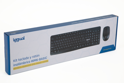 iggual WMK-BASIC keyboard Mouse included Office RF Wireless QWERTY Black – image 5