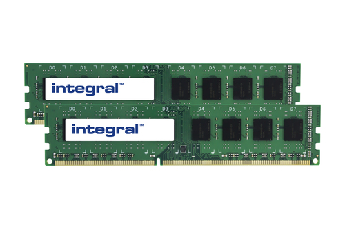 Integral 4GB (2X2GB) PC RAM MODULE KIT DDR3 1600MHZ PC3-12800 UNBUFFERED NON-ECC