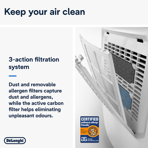 Delonghi Dehumidifier, Tasciugo AriaDry Multi, DEXD214RF in White White - image 7