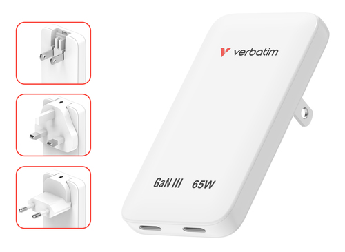 Verbatim Essentials Slim GaN Wall Charger – image 2