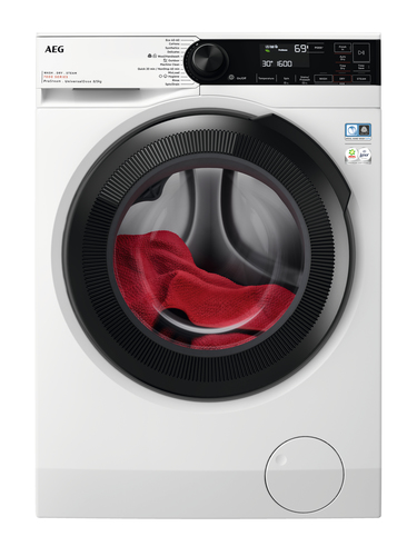 AEG Series 7000 LWR7485M4U washer dryer Freestanding Front-load White – image 1