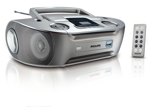 Philips AZ1836/98 garso kolonėlių komplektas namams 2 W Sidabras