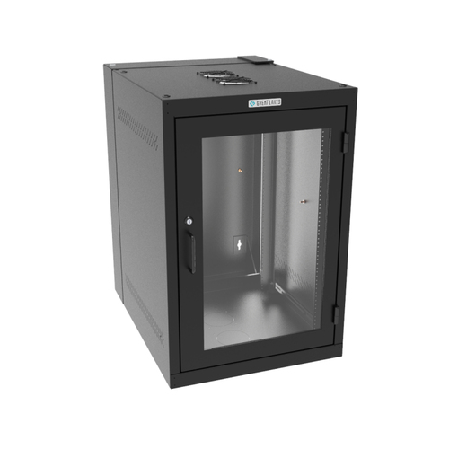 Vertiv GL36WDP-B-AF rack cabinet 18U Wall mounted rack Black