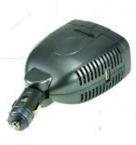 2-Power INV0075W power adapter/inverter Black
