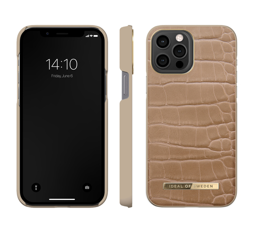 iDeal of Sweden Atelier Case iPhone 12PM/13PM Camel Croco – image 3