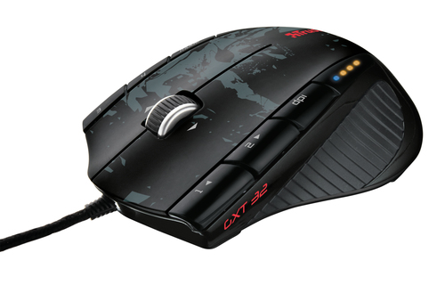 Trust GXT 32 Gaming Mouse hiir Mängimine USB tüüp A 2400 DPI