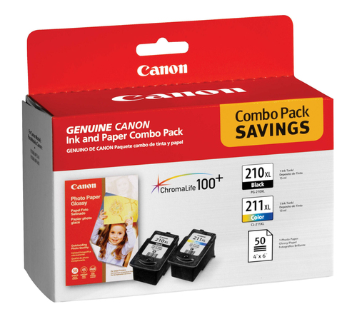 Canon PG-210 XL, CL-211 XL w, GP502