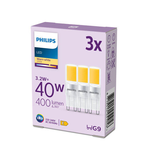 Philips Spot 40 W G9 x3