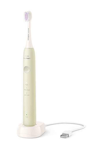 Philips HX2411/03 electric toothbrush Adult Sonic toothbrush Light Green