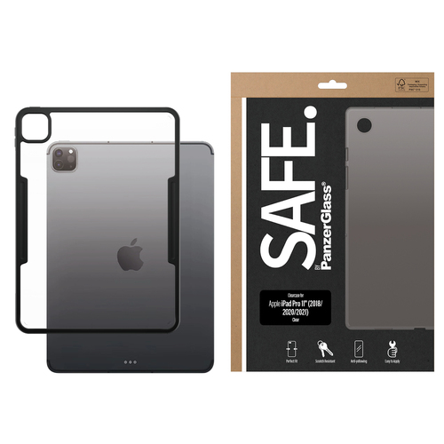 PanzerGlass SAFE. by ® ClearCase iPad Pro 11'' (2018, 2020-2022) | Bulk funda para teléfono móvil Transparente