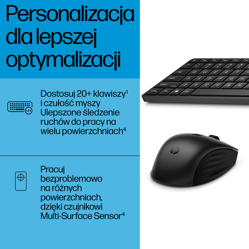 Zestaw mysz i klawiatura bezprzewodowa HP 655