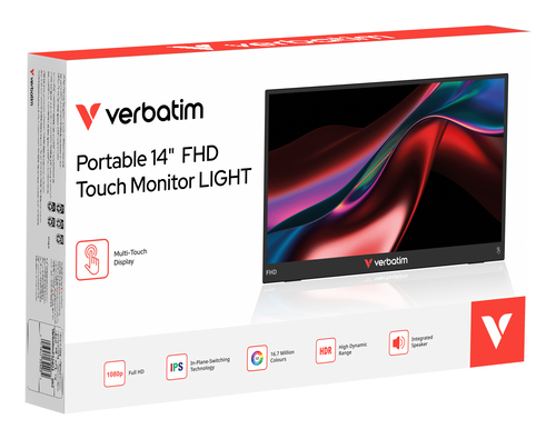 Verbatim Portable 14" FHD Touch Monitor LIGHT – image 6