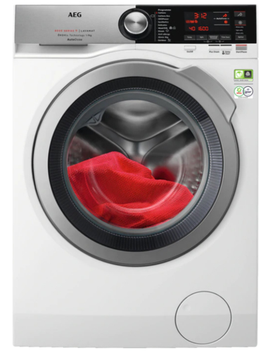 AEG L8FEC966CA стиральная машина Фронтальная загрузка 9 kg 1600 RPM Серебристый, Белый