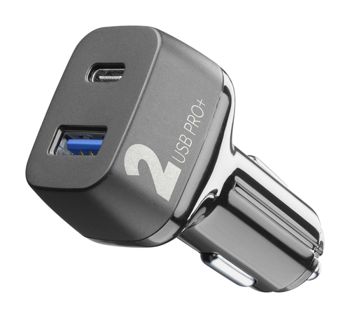 Cellularline Car Multipower 2 FAST+ - iPhone, Samsung, Xiaomi, Oppo and other Smartphones and Tablets – image 1