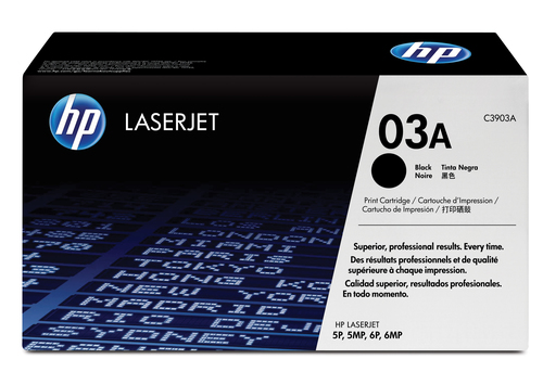 HP 03A Black Original LaserJet Toner Cartridge C3903A