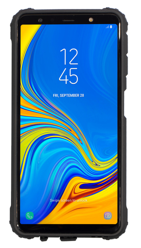 Mobiparts Rugged Shield Case Samsung Galaxy A7 (2018) Black – image 2