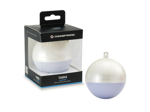 Conceptronic TARIQ Wireless Bluetooth Speaker, white – image 2