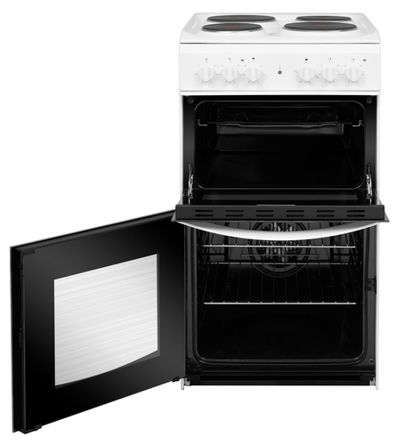 Indesit ID5E92KMW/UK cooker Freestanding cooker Electric Black, White – image 5