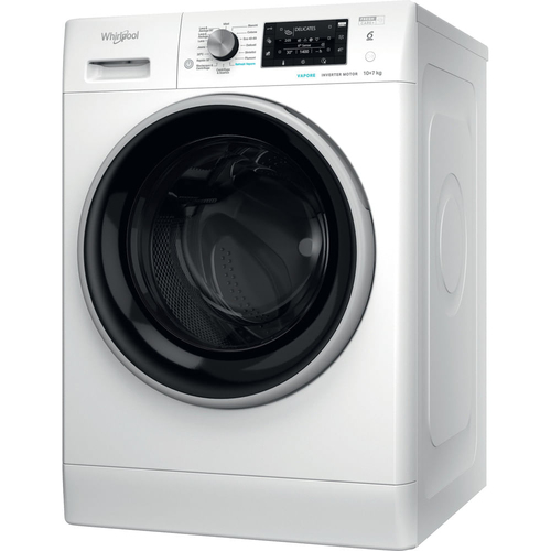 Whirlpool FreshCare FFWDD 107625 WBS IT стирально-сушильная машина Отдельно стоящий Фронтальная загрузка Белый