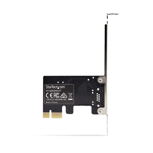 StarTech.com Tarjeta de Red PCI Express de 1 Puerto Gigabit - Adaptador Ethernet PCIe RJ45 - 10/100/1000Mbps - Tarjeta LAN - Realtek RTL8111H - Windows y Linux - TAA