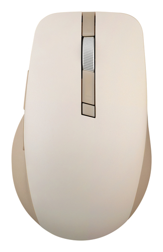 Asus SmartO MD200 Silent Plus Wireless Optical Mouse - Oat Milk, Cream - image 1