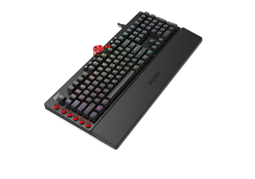 AOC AGK700 keyboard Gaming USB Black – image 4