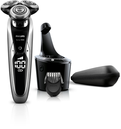 Philips SHAVER Series 9000 S9731/31 men's shaver Rotation shaver Trimmer Black, Chrome