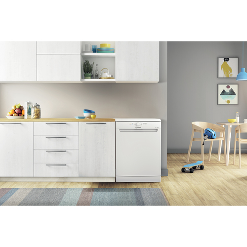 Indesit D2FHK26UK Full Size Dishwasher - White - E Rated, White - image 2